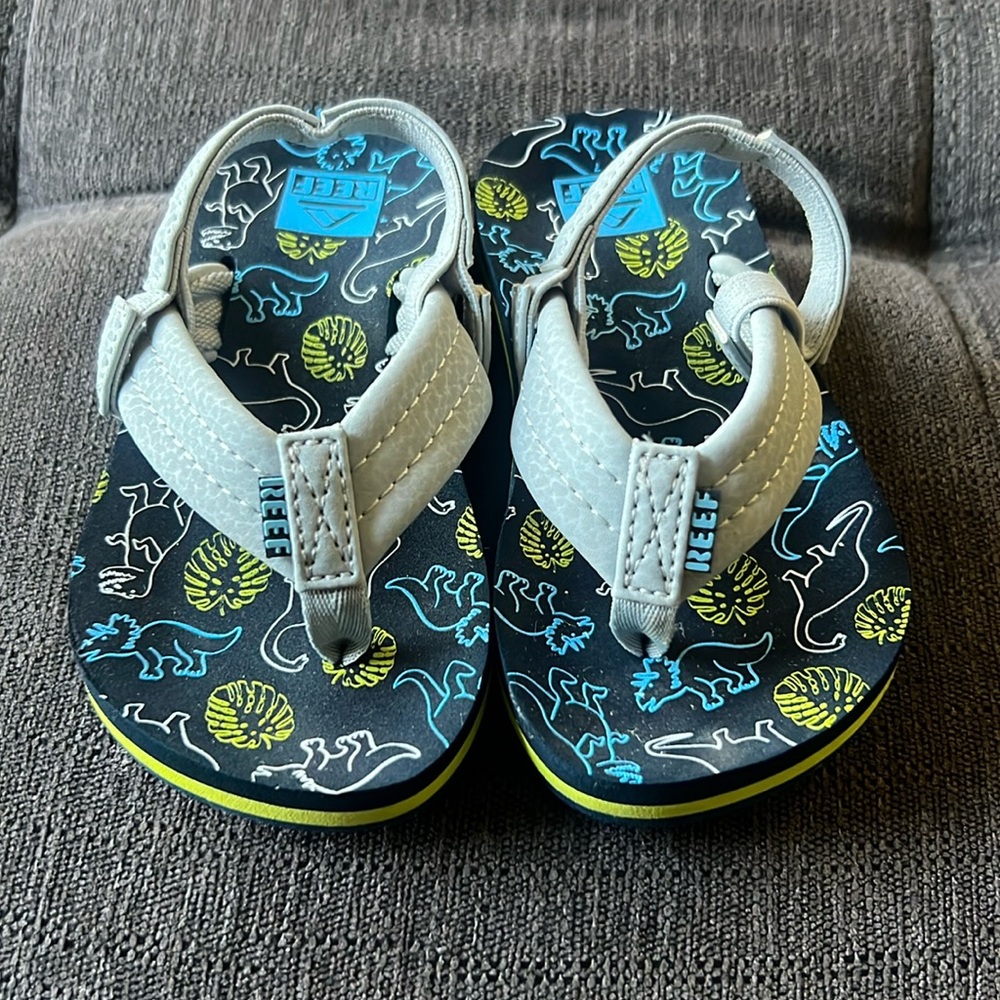 Toddler Reef Ahi Flip Flop Sandals Size 7